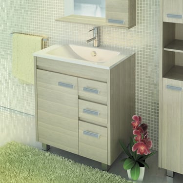 Мебель для ванной Comforty Марио 75, напольная, сосна лоредо