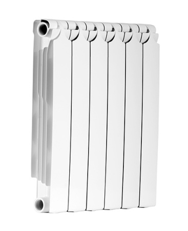 Радиатор биметаллический секционный Теплоприбор BR1-500 х 10 секций (боковое подключение)