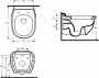 Унитаз подвесной beWash Bekinger 87303201 с сиденьем микролифт белый