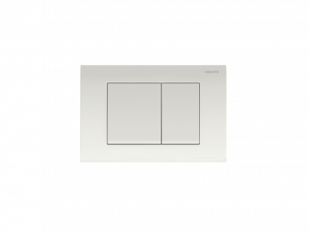 Кнопка смыва Aquatek KDI-0000009 (001A) белая (клавиши квадрат)