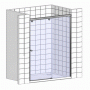 Душевая дверь в нишу GuteWetter Slide Door GK-862 правая 115 см стекло бесцветное, профиль хром