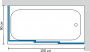 Шторка на ванну GuteWetter Practic Part GV-413 правая 150x90 см стекло бесцветное, профиль матовый хром