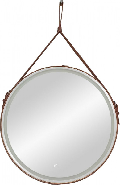 Зеркало Art&Max Milan 65 коричневый ремень